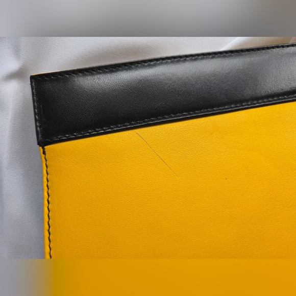 Yellow and Black Clutch Bag - Picture 4 of 11